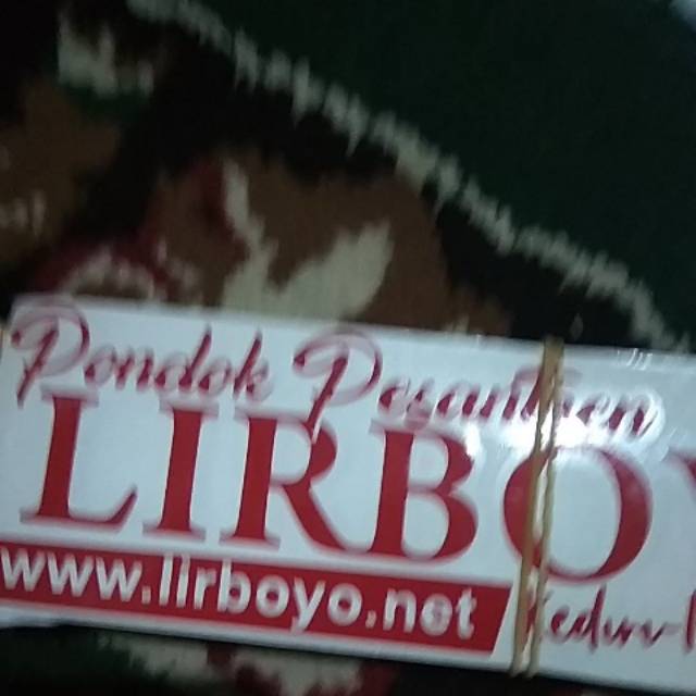 Stiker Lirboyo, produk Lirboyo