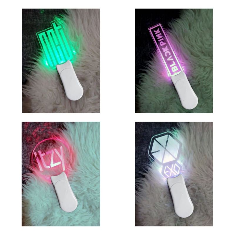 LIGHTSTICK CUSTOM FANMADE EVENT NCT 127 BLACKPINK EXO TREASURE BTS