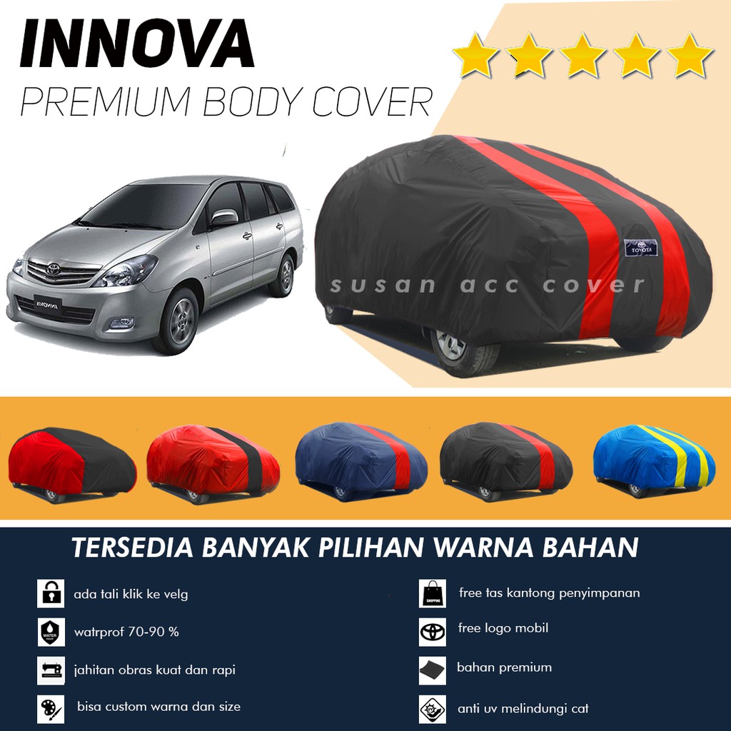 Sarung Mobil Innova lama/innova venturer/new innova/innova reborn/innova v/Kijang innova lama