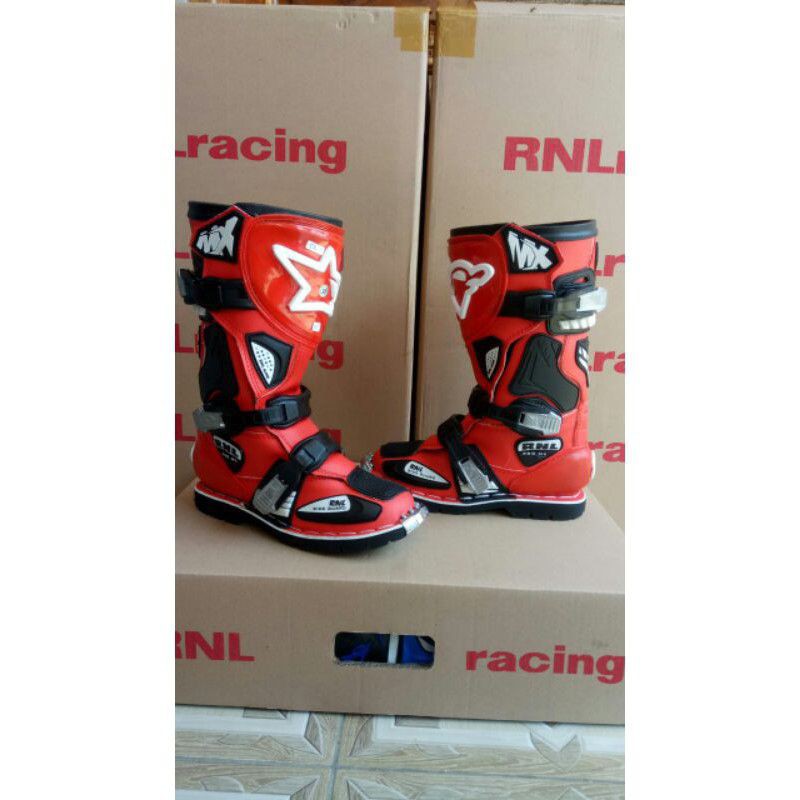 sepatu trail trabas RNL Merah