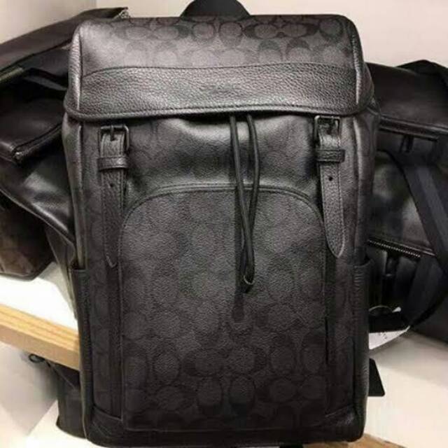 Coach Henry Backpack Signature bag ORI ORIGINAL