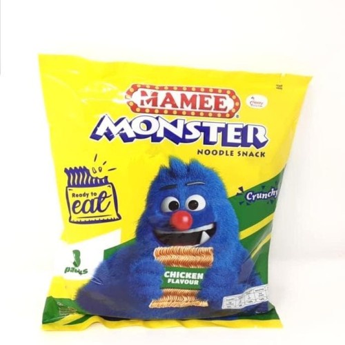 

MAMEE MONSTER NOODLE SNACK CHICKEN FLAVOUR (8PCS @25GR)