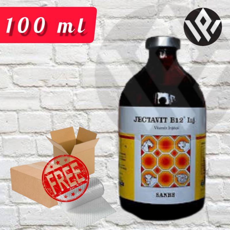 JECTAVIT B12 Injeksi Vitamin B12 Hewan PT Sanbe Farma