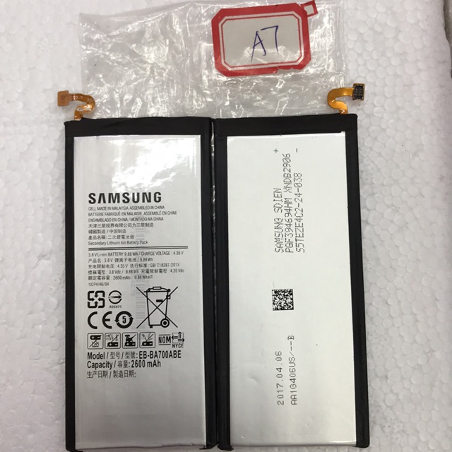 Baterai battery SAMSUNG A7 ORIGINAL OEM