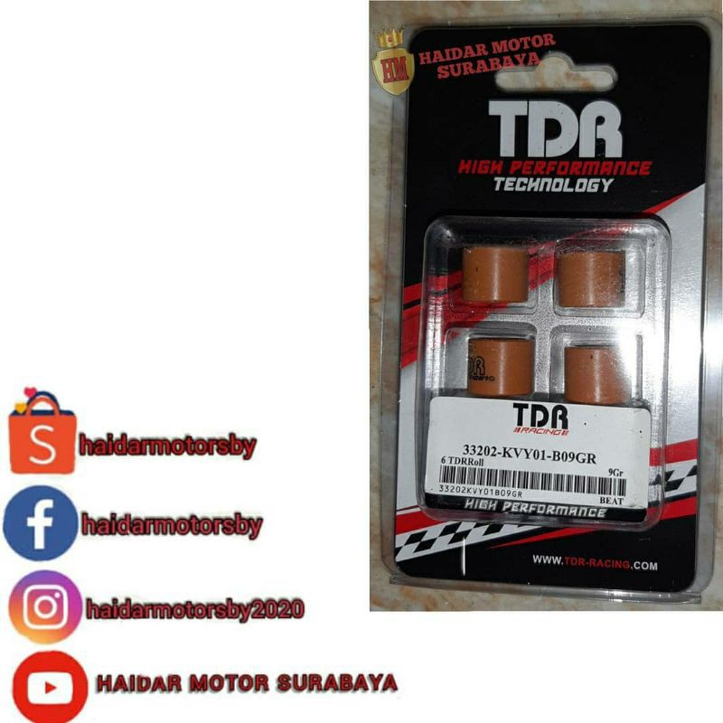 roller TDR Beat 9gram/roller variasi/stadrt termurah/roller tdr grosir surabaya