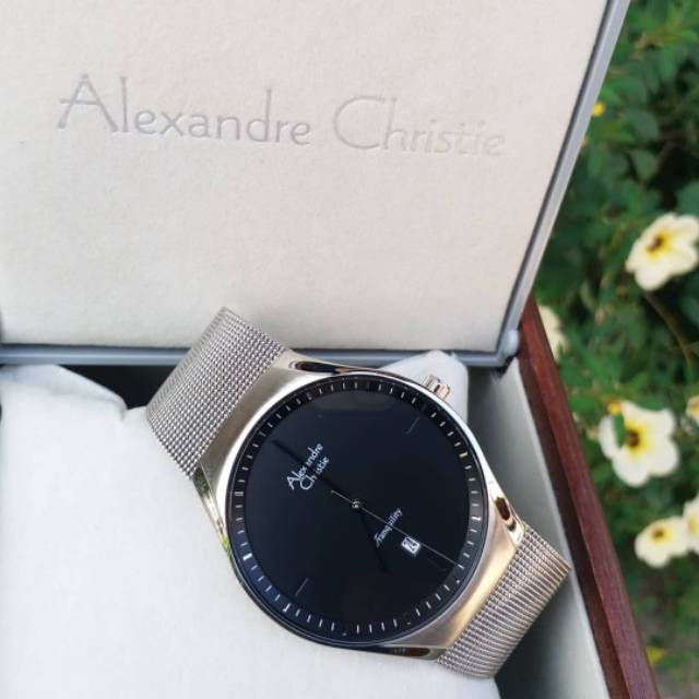 Alexandre christie ac8571 rantai pasir jamtangan pria
