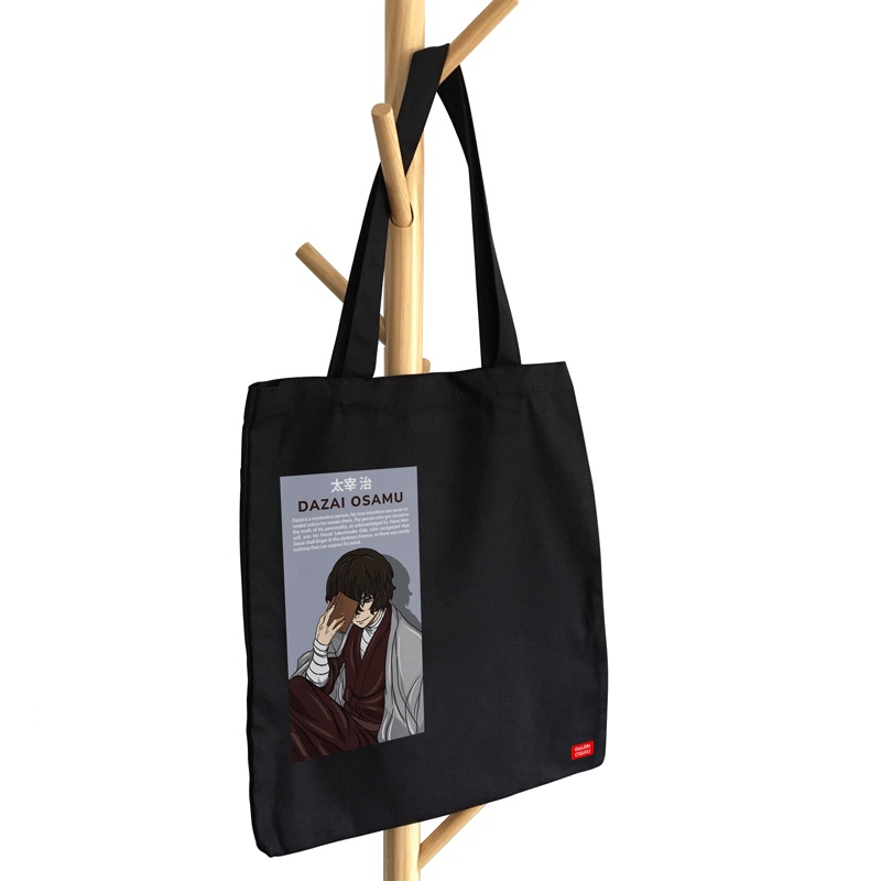 Galeri Otaku - Totebag Kanvas  Bungou Stray Dogs Dazai Osamu Edition