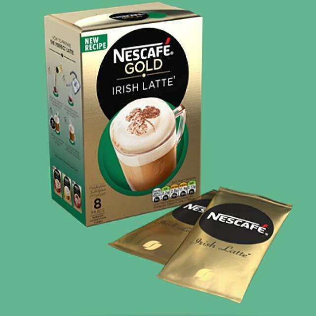 

nescafe gold irish latte box isi 8 sachet x 22 g | kopi | coffee | minuman