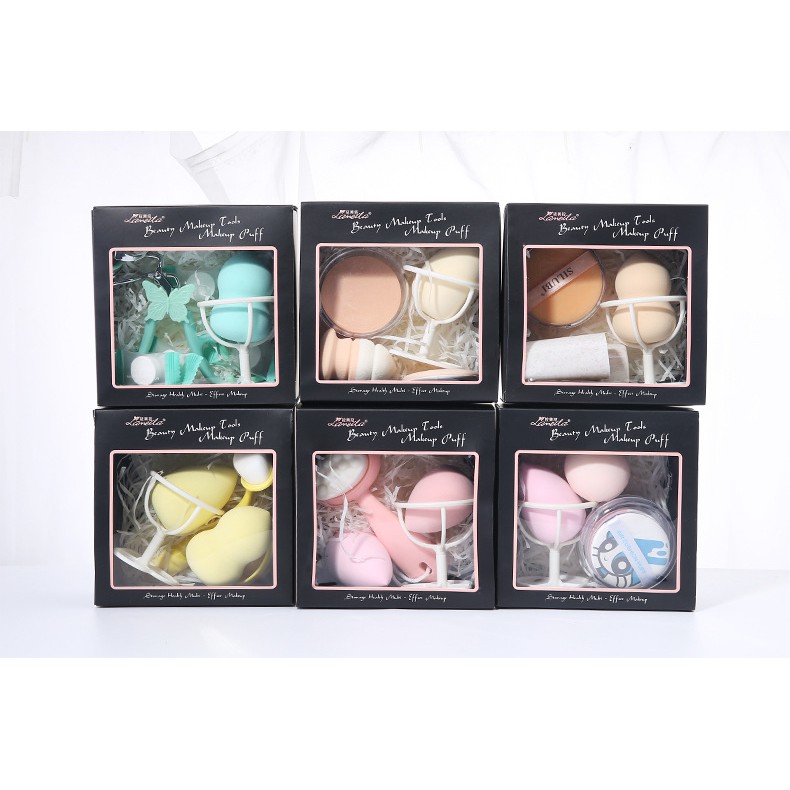 Make Up Tools Set Sponge Peralatan Kosmetik Spon Rias Wajah Original Impor