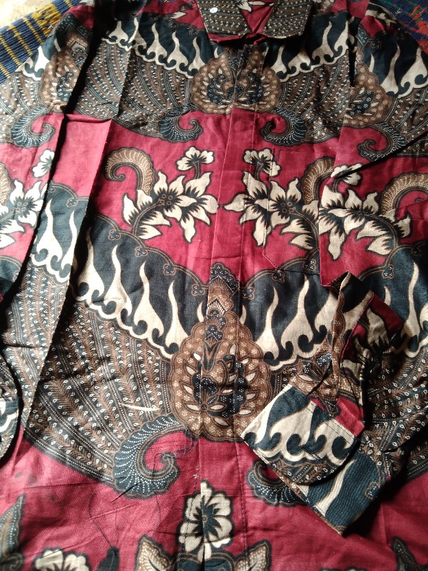Kemeja Batik Jumbo Pria Lengan Panjang M L Xl Xxl Atasan Kemeja Batik Kondangan Pria Lengan Panjang