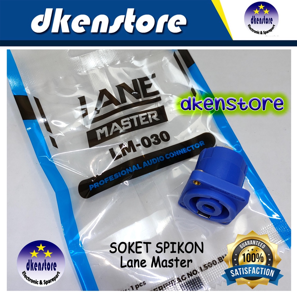 Soket Spikon Lanemaster Speak on PVC Socket Speaker Lane Master