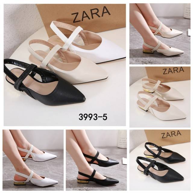 *TAWAR*ZARA GOLD PLATED SANDAL #3993-5
