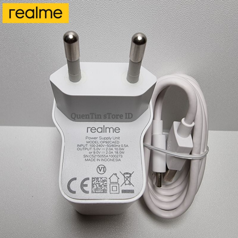 Charger Copotan Realme 8i/C25s/C35 18 Watt FastCharghing Type C Original 100%
