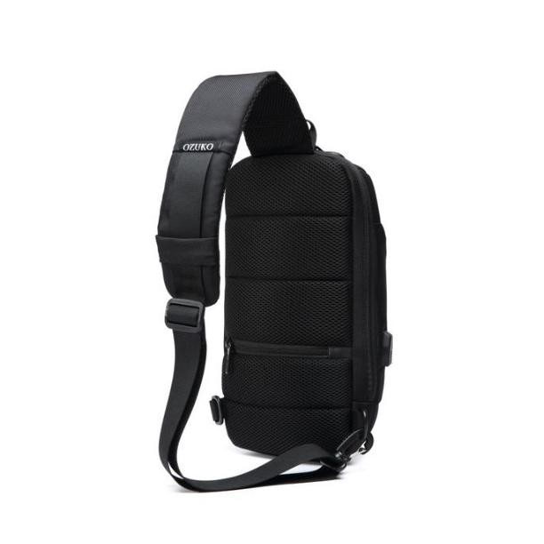 Promo Ozuko 9223 Tas Selempang Pria Tas Slempang Antitheft Tas Pria - Hitam Terlaris