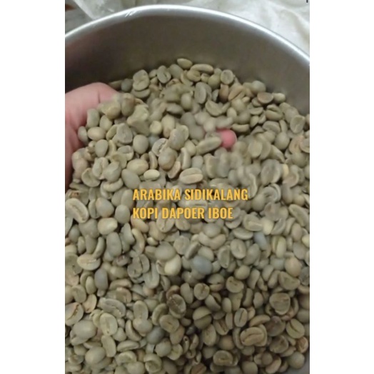 

biji Kopi Green bean biji kopi arabika sidikalang 1kg proses full wash