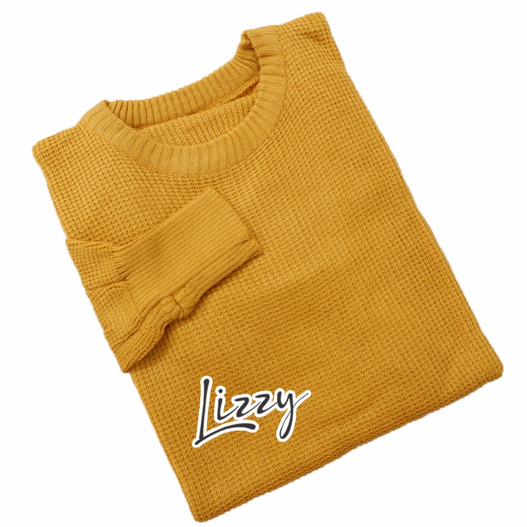 Roundhand sweater FREE ONGKIR BY LIZZY-KUNYIT