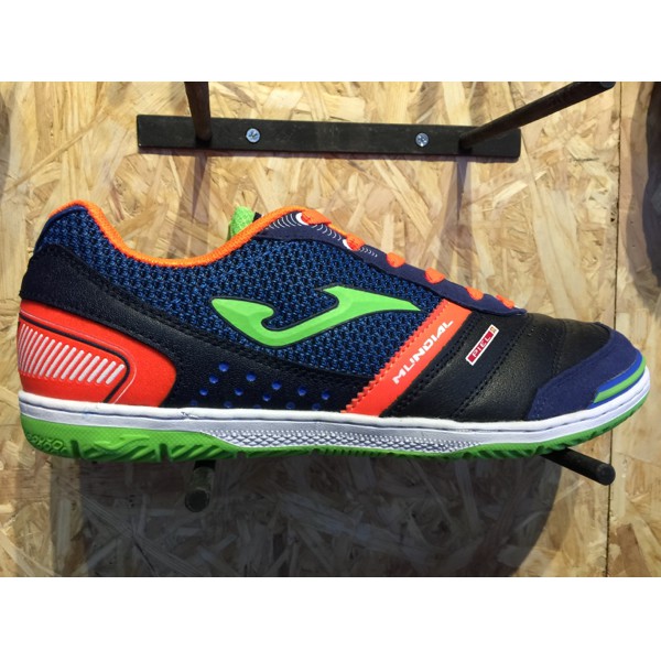 Sepatu Futsal Joma Modelo Mundial Navy Orange Original Promo