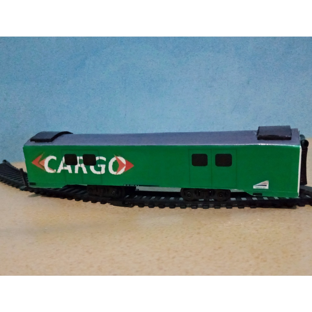 MAINAN GERBONG CARGO KERETA API KAI
