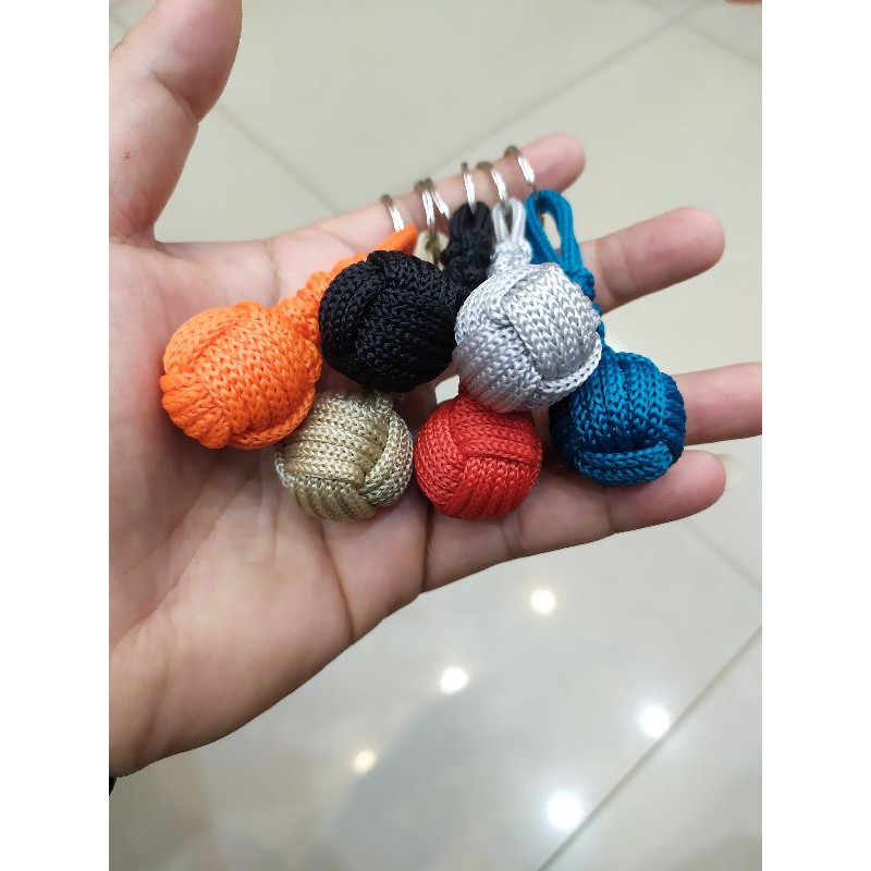 Gantungan kunci bola Mini Monkey's Fist
