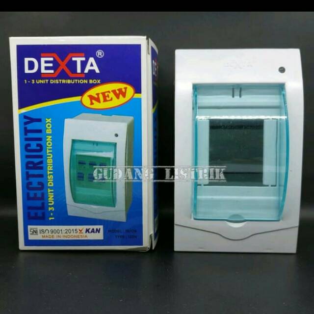 Box MCB 2 - 3 Group Dilengkapi Lampu Indikator DEXTA SNI (Inbow/Outbow)