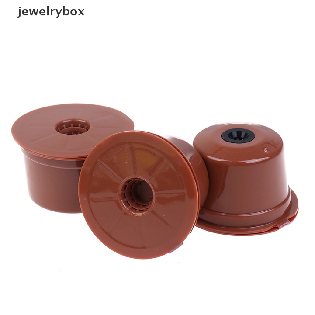 (jewelrybox) 3pcs / Set Kapsul filter Kopi Reusable Untuk Caffitaly