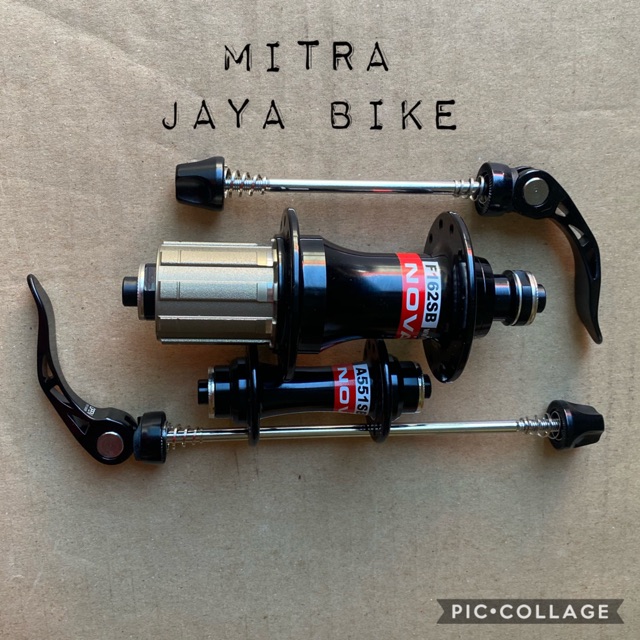 Hub Free Hub Novatec 24 Hole 74-130MM V-Brake Black