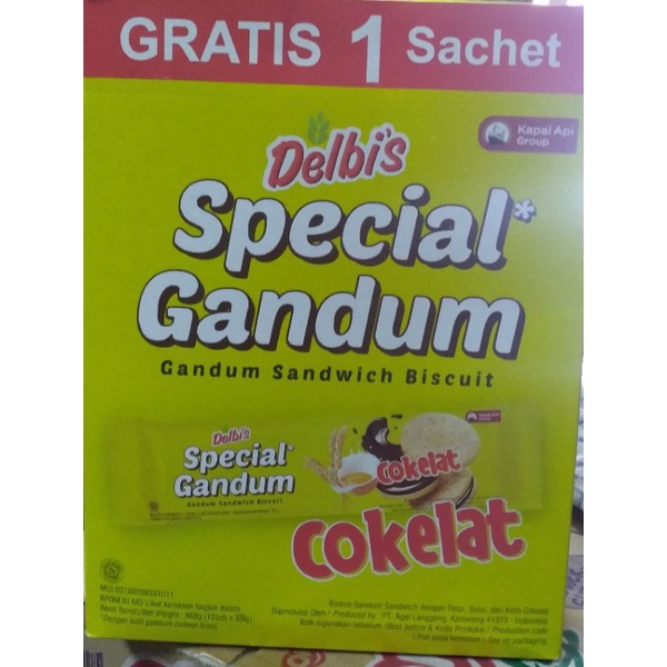 

[SR-Mart] Spesial gandum sandwich Biscuit DELBIS @39 Gr