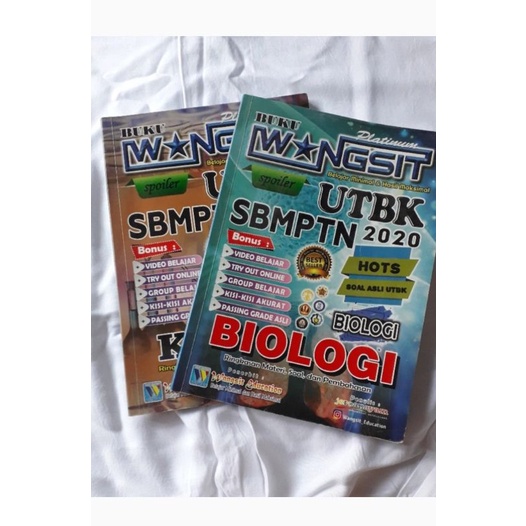 Preloved buku Wangsit UTBK SBMPTN Biologi dan Kimia 2020