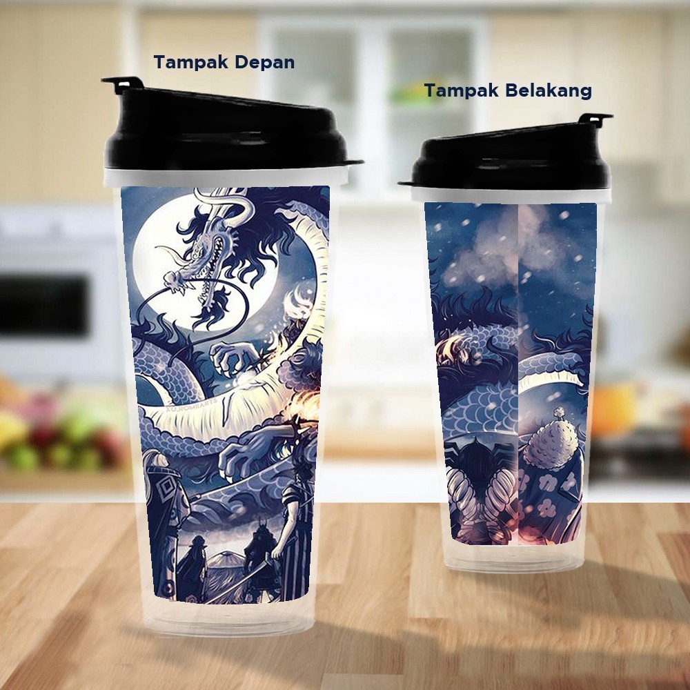 Pusat Mode Tumbler/Tempat Minum Design Onepiece Kaido