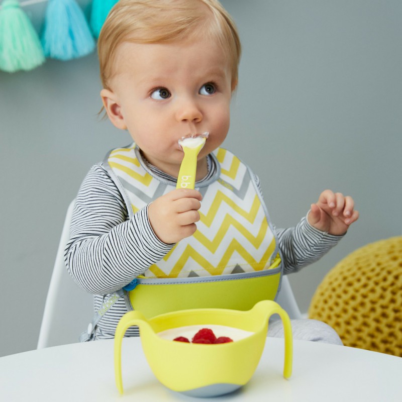 Bbox Bowl and Straw – Lemon Sherbet