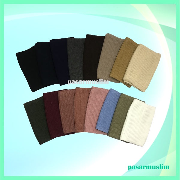 Ciput Rajut 1 Warna Premium Daleman Kerudung