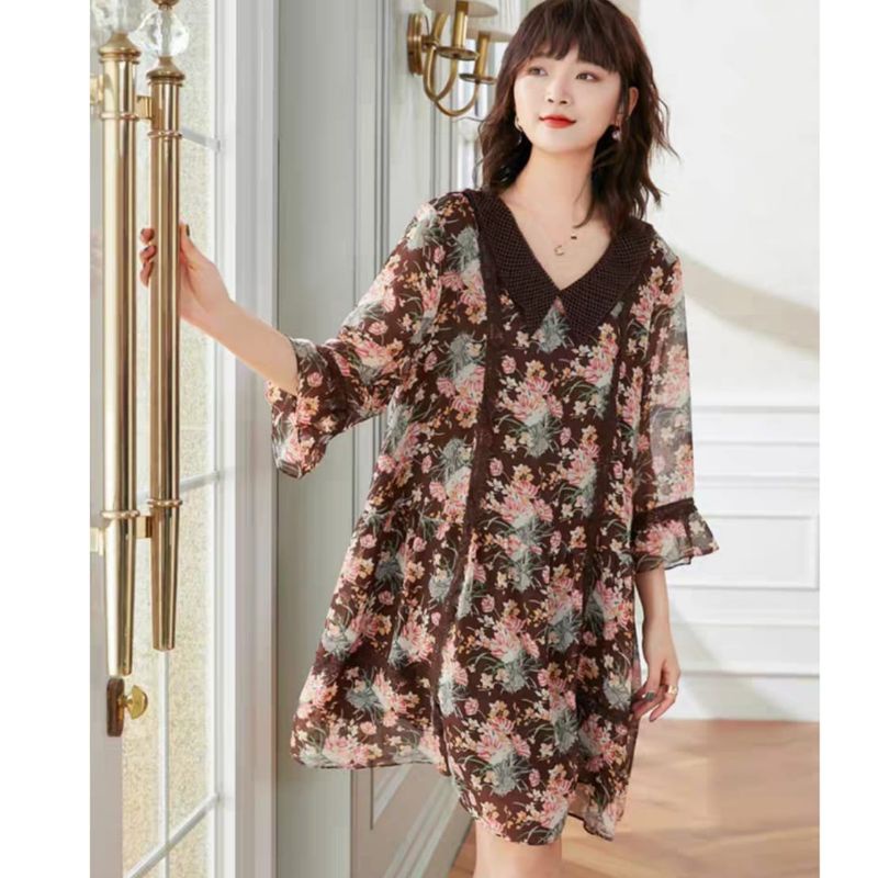 MDLV ~ 1999# Carolien Floral Mini Dress Import