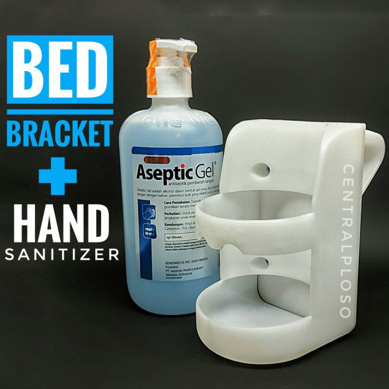 Bed Bracket Paket Lengkap dengan Handsanitizer bedbracketcp