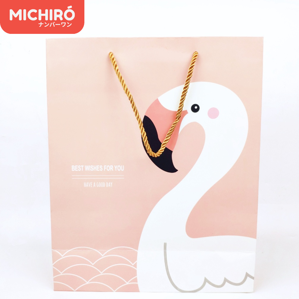 

Michiro Paper Bag Kertas Motif Tidak Pasaran Paper Bag Flamingo