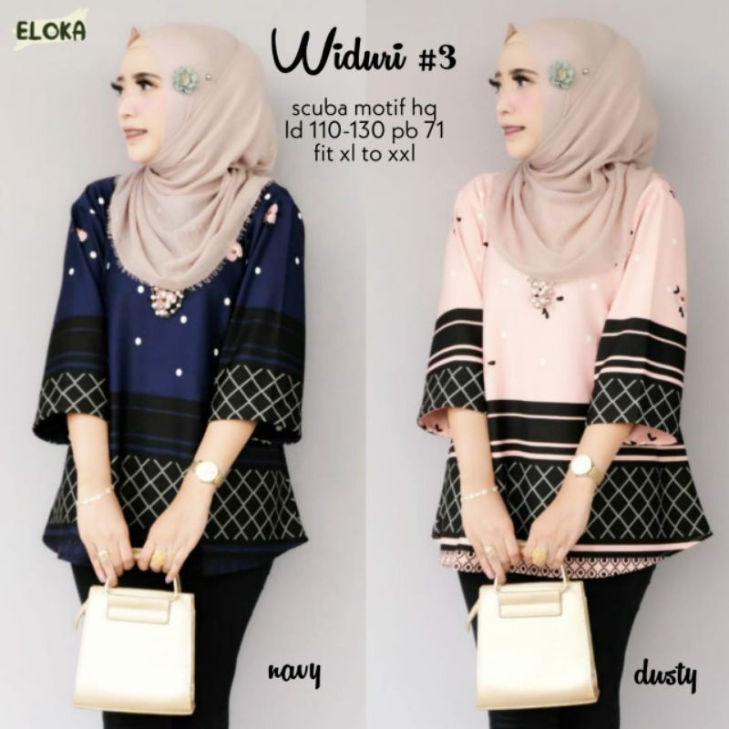 widuri tunik scuba cantik