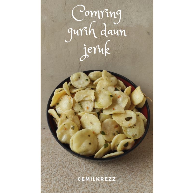 

COMRING GURIH DAUN JERUK / COMRO KERING / JAJANAN / CEMILAN / SNACK