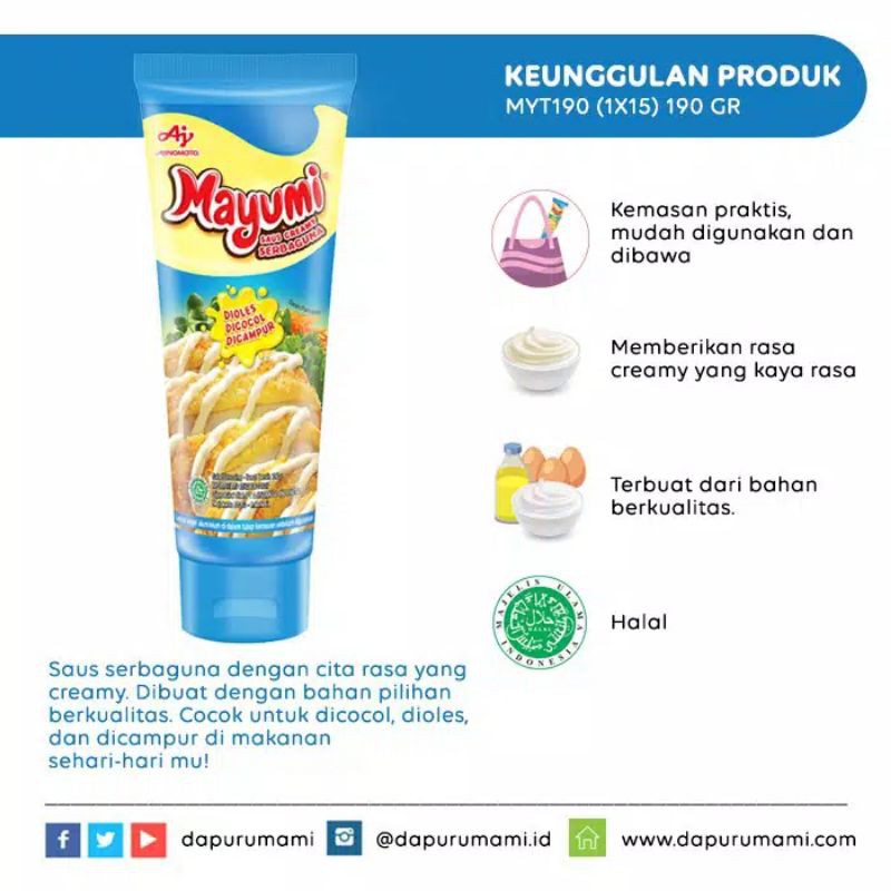 

Mayumi Mayonise Original Tube 180gr