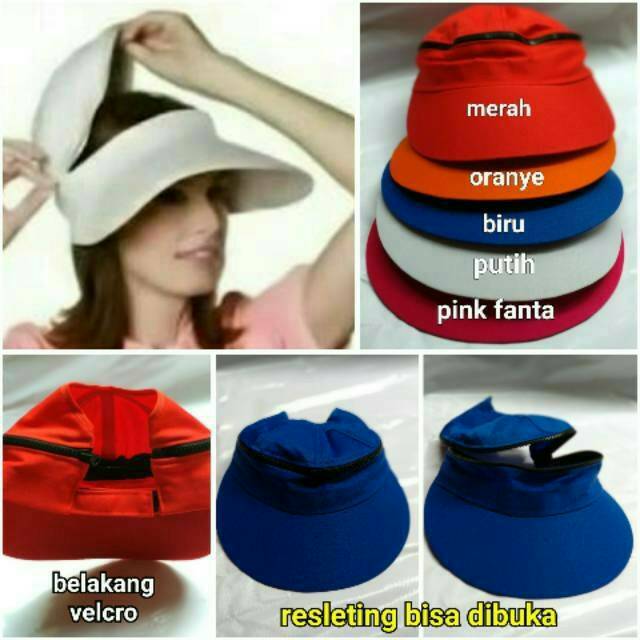 Topi senam topi wanita topi lapangan  topi lebar