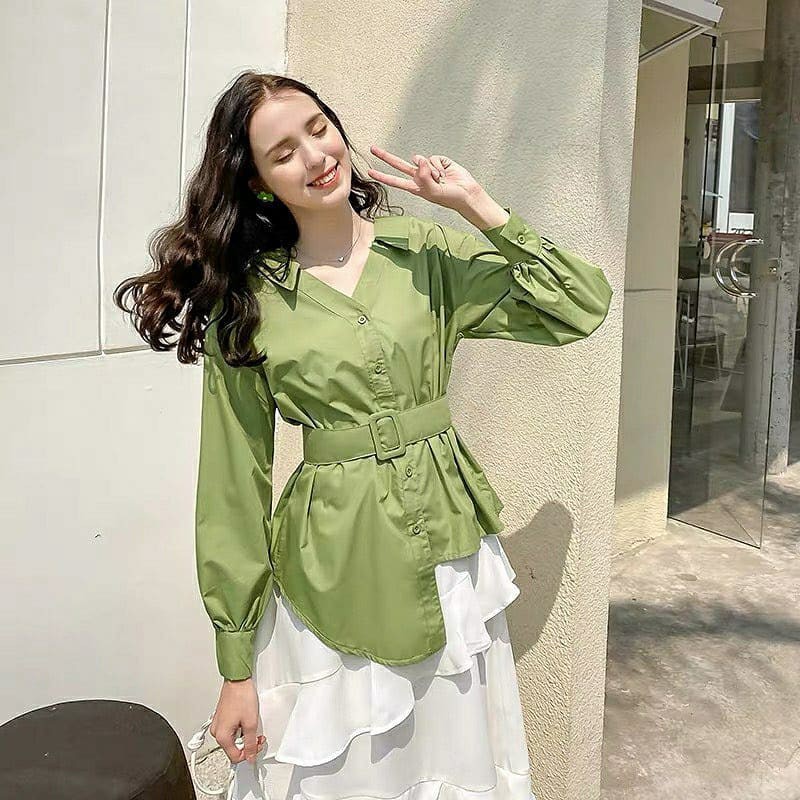 BAJU TUNIK WANITA TERBARU 2021 AGATHA TUNIK WOLLYCRAPE PREMIUM TUNIK POLOS TUNIK MURAH