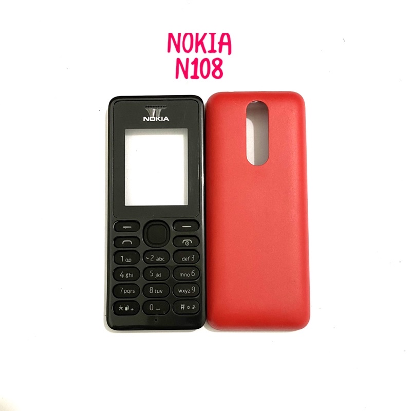 CASING NOKIA 108 2013 / RM-944 KESING + BACK COVER WARNA RANDOM