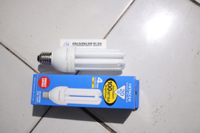 Lampu Essential Hitachi 20 Watt Daylight E27 = 100 watt Bulb Promo