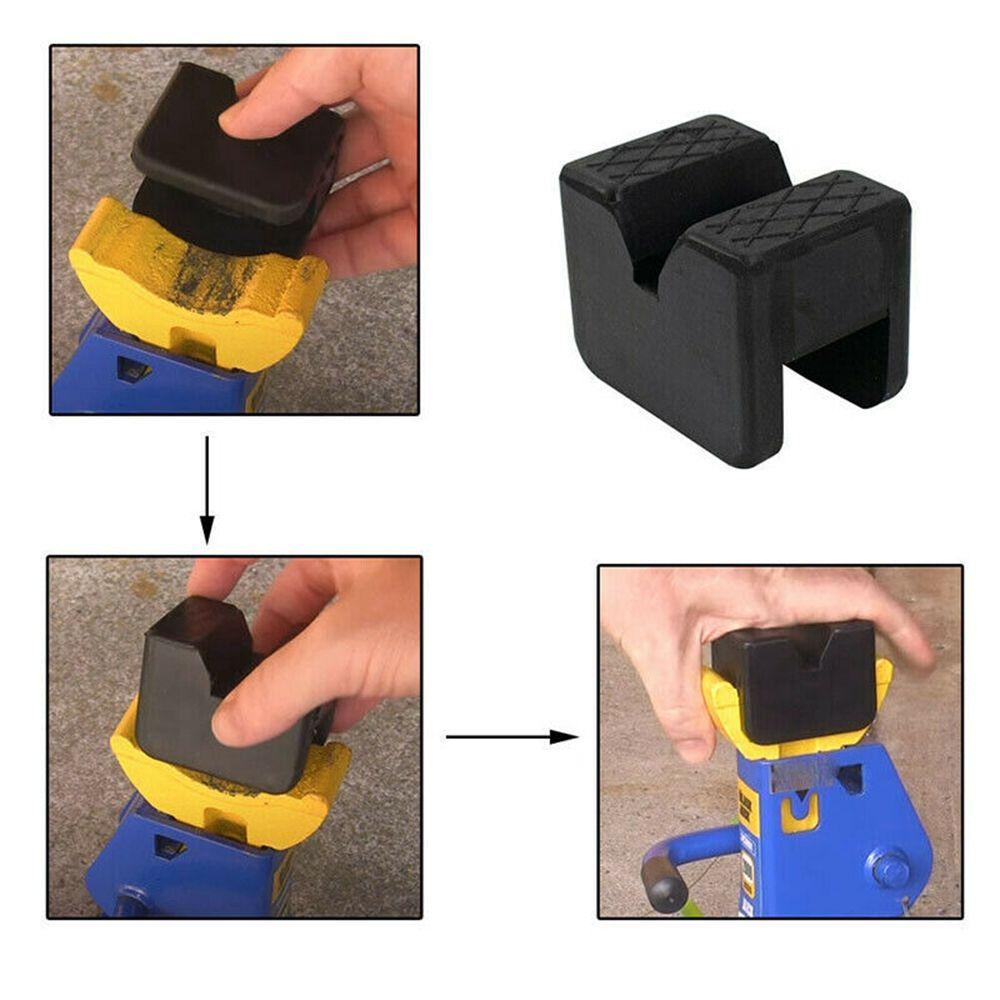 Bantalan Karet Nanas Rubber Jack Pad Dengan Slot Jacking Tool Jack Stand