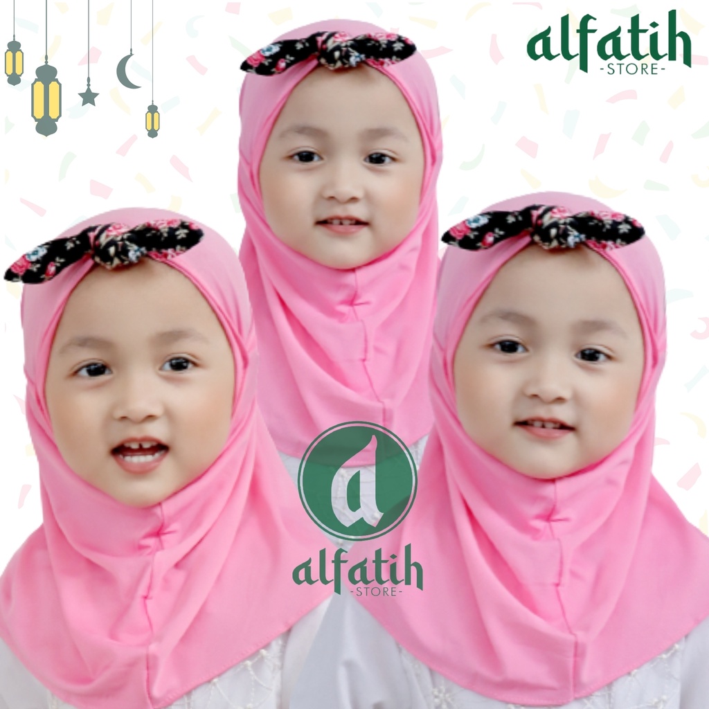 ALFATIH STORE / JILBAB ANAK SIMPUL BUNGA/ JILBAB ANAK MURAH / HIJAB ANAK TERBARU / HIJAB BAYI COD / KERUDUNG ANAK HIJAB ANAK BAYI PEREMPUAN / HIJAB ANAK / JILBAB ANAK BAYI USIA 2 TAHUN BAHAN JERSEY PREMIUM NYAMAN DI PAKAI