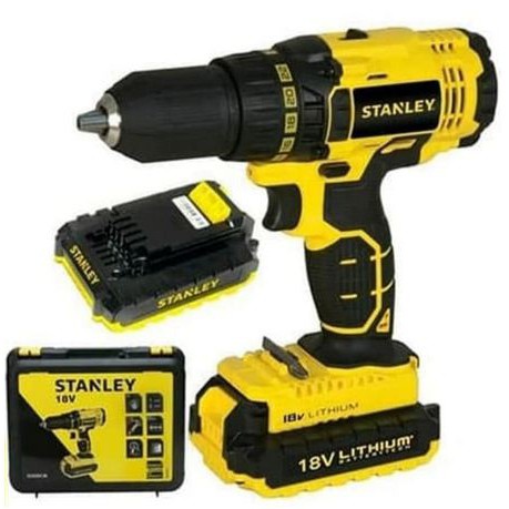 Stanley Bor Cordless Drill Driver 18 Volt SCD20C2K Baterai