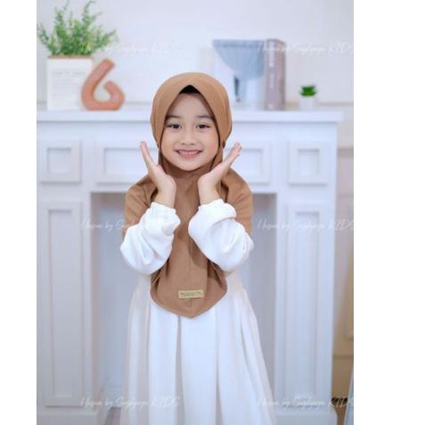 (ATC) bergo ropel anak Ori husna