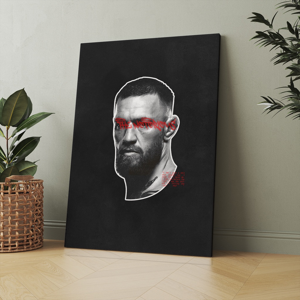 Poster Canvas Premium Hiasan Dinding | Conor Mcgregor UFC