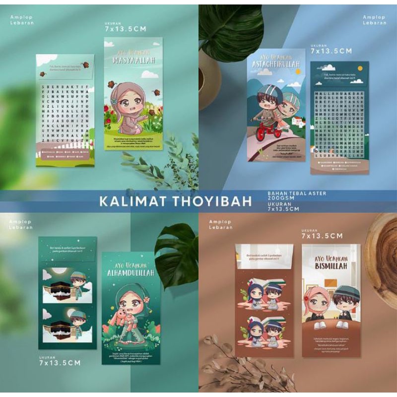 

Amplop Lebaran EDUKASI THE BEST| AMPLOP EDUKASI ANAK | ISI 1 DESAIN