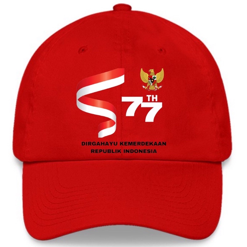TOPI HUT RI 77 INDONESIA MERDEKA