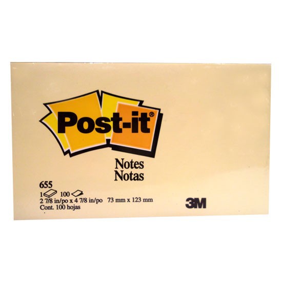 

[ PACK ] Post It Sticky Notes Memo Polos 655 - 3M MURAH!