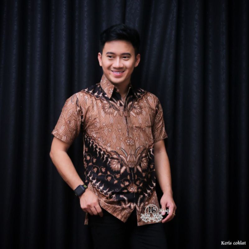 KEMEJA HEM BATIK PRIA TERVIRAL DI SHOPEE ORIGINAL NO KW M L XL